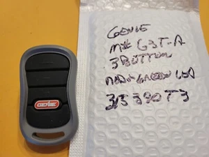 GENIE MODEL G3T-A Remote, 315390T3 RED/GREEN LED 3 BUTTONS - Picture 1 of 6