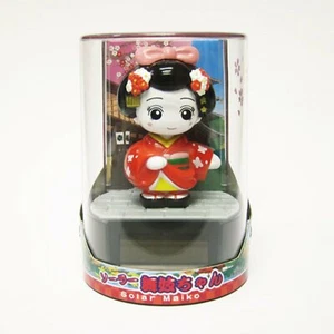 Solar Figurine Japanese Maiko-chan (Red) - Imagen 1 de 4