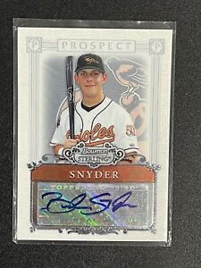 2006 Bowman Sterling Prospects Brandon Snyder #BSP-BS Auto