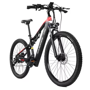 E-Bike 27.5Zoll E Mountaibike 1000W Motor Elektrofahrrad 25km/h Fatbike MTB 80km - Bild 1 von 19