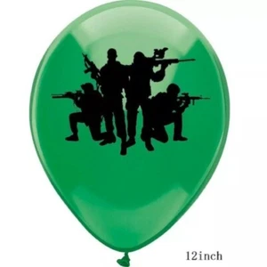 Globos Soldado Ejército Niños Cumpleaños Militar DQO Tema Fiesta Decoraciones VERDE C - Imagen 1 de 4