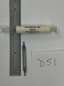 1 NUOVO MULINO TERMINALE IN METALLO DURO DIAMETRO 3/64" USA 2FL BALL DE. TIALN CTD. LOC 3/32" (D51) - Foto 1 di 4