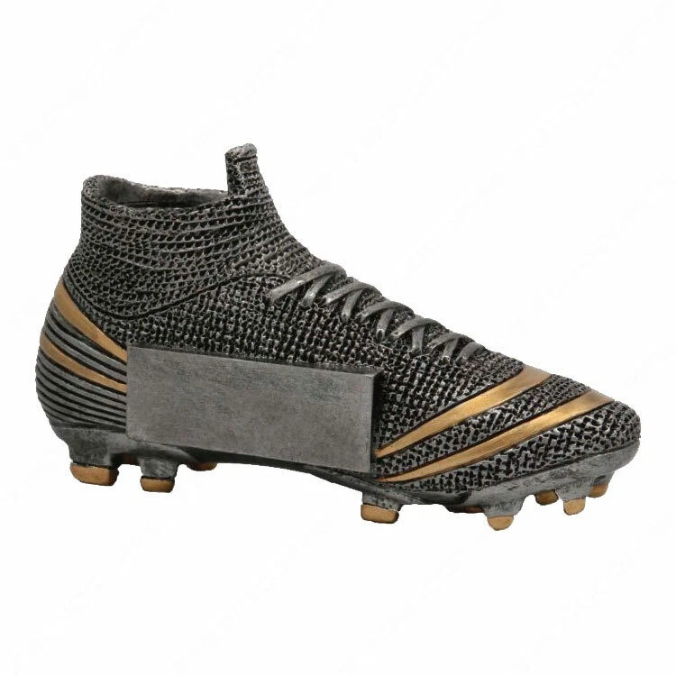 Trofeo Calcio Scarpetta resina 13 x 7,5 cm Targhetta personalizzata omaggio