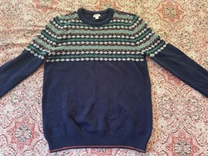 Cat & Jack  Boys Size XL (16)  Sweater Crewneck Pullover Blue - Picture 1 of 11