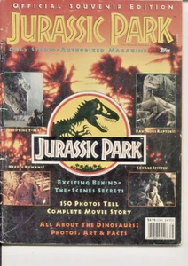 JURASSIC PARK OFFIZIELLES SOUVENIRMAGAZIN SEHR GUTER ZUSTAND 1993 - Bild 1 von 2