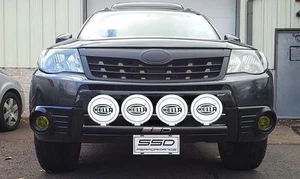 Fits 2009-2013 Subaru Forester RALLY LIGHT BAR(Bull Bar,Nudge Bar),4 Light Tabs! - Picture 1 of 4