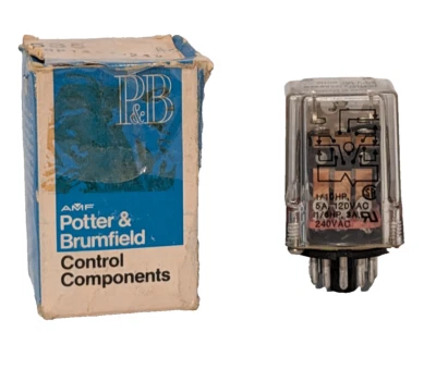 AMF Potter + Brumfield Control Components KRPI4AY Relay 24V, 50/60Hz - Image 1 of 4
