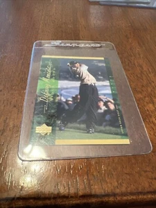 2001 Upper Deck Defining Moments Rookie Tiger Woods card #124 HOF Golf Legend - Picture 1 of 4