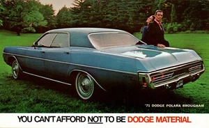 AK AUTOMOBIL 1971 DODGE IMPERIAL POLARA BROUGHAM - Bild 1 von 2