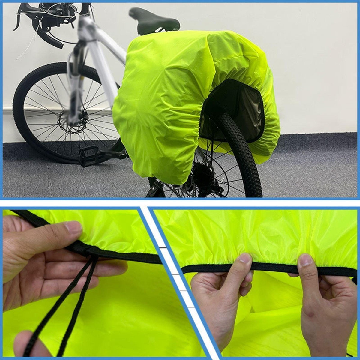 Borsone Bici Decathlon Ommda 25L Borsa Per Bicicletta Impermeabile