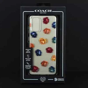 Coach New York Protective Peony Rainbow Clear Case For Samsung Galaxy S20+ Plus - Picture 1 of 1