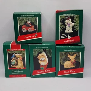 Vintage Hallmark Andenken Weihnachtsschmuck 5 Stück - Bild 1 von 5