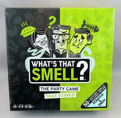 What's That Smell? The Party Game That Stinks Scratch & Sniff Game WowWee SEALED - Image 1 of 3