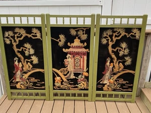 Asiatisch Chinesisch, Japanische Zimmerpaneele. Antike Möbel Kunstwerke. - Bild 1 von 16