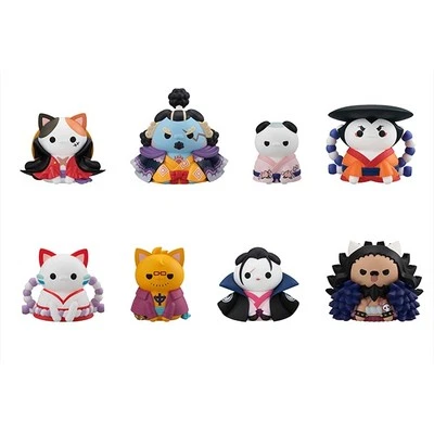 MegaHouse MEGA CAT PROJECT PIEZA PIEZA NYAN Luffy and Wano Country 8Pack CAJA Foto 1 de 3