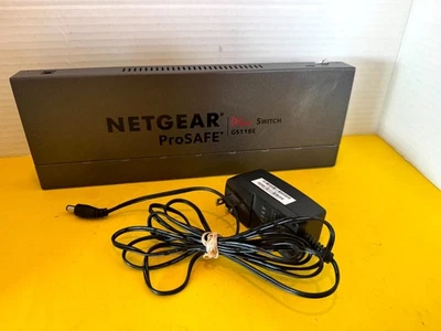 NetGear ProSafe Plus GS116E 16-Port Gigabit Ethernet Smart Managed Switch Black - Image 1 of 4