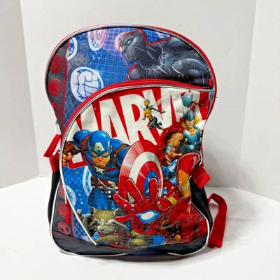 Marvel Universe 16" Backpack Avengers School Book Bag Captain America - Image 1 of 4