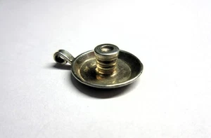 Ciondolo BRACCIALE CHARM portacandele vintage ARGENTO MARCATO vai a letto di GAP - Foto 1 di 3
