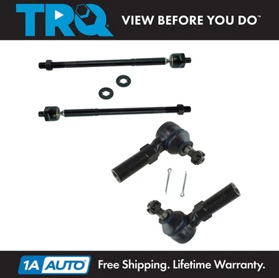 Juego de barras de amarre interiores y exteriores TRQ para Toyota Corolla 2009-2019 Matrix 2009-2013 Foto 1 de 4