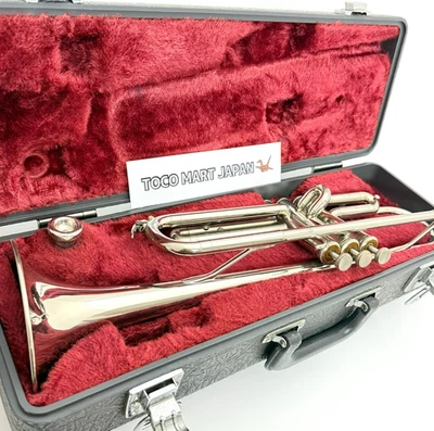 Yamaha YTR-135 Trompete silber mit Hartschalenkoffer schneller Versand aus Japan #B0004 - Bild 1 von 4