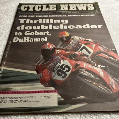 Cycle News Magazine June 10, 1998 - Image 1 of 4