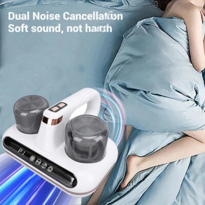 Removedor de ácaros de mano hogar cama colchón aspiradora sofá limpiador carga limpiador UV Foto 1 de 4