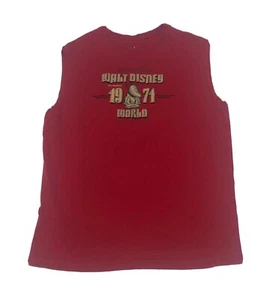Camiseta sin mangas roja musculosa Walt Disney talla grande de los parques de Disney para hombre talla grande - Imagen 1 de 6