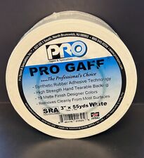 PRO Tapes & Specialties White 3" x 55yds Pro Gaff Tape