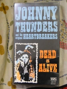 JOHNNY THUNDERS DEAD OR ALIVE Music VHS Cassette Tape Japan - Picture 1 of 3