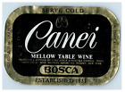 Vintage Canei Bosca Mellow Table Wine Paper Bottle Label Original S82e
