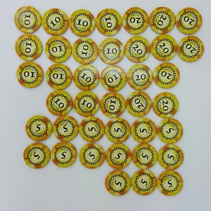 Clue Harry Potter Replacement 40 House Point Tokens Complete Set Game Part 2016 - Picture 1 of 4