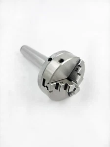 3-Jaw Self Centering Lathe Chuck 50mm with Drawbar Shank MT2 - Picture 1 of 6
