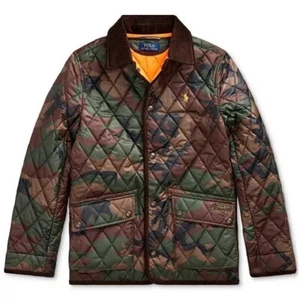 Polo Ralph Lauren Big Boy's Quilted Camp Car Coat L (14-16) - Picture 1 of 10