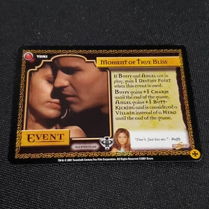 MOMENT OF TRUE BLISS Buffy Vampire Slayer BTVS CCG Pergamum Prophecy Promo VDMI - Bild 1 von 2