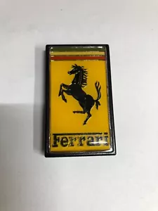 Ferrari,Logo,Stemma,OEM Ferrari Emblema,Anteriore,Molto Rare ,50 Anni Vecchio - Foto 1 di 2