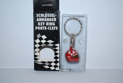 MINICHAMPS 1/12 PORTE CLEFS CASQUE CH. FITTIPALDI TRES RARE NEUF/NEW - Photo 1/2