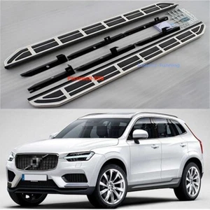 Fits for Volvo XC60 2018-2023 Fixed Running Board Side Steps Pedals Nerf Bar - Imagen 1 de 11