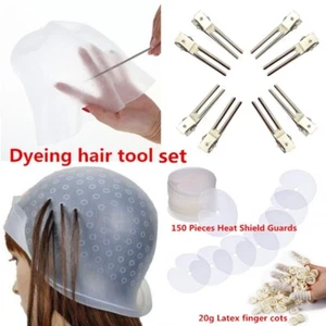 Highlighting Reusable Hair Hairdressing Colouring Frosting Dye Cap Hat with Hook - Picture 1 of 14