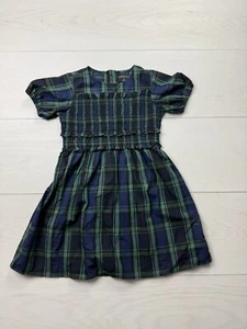 Crewcuts Mädchen grün kariertes Kleid Größe 5 - Bild 1 von 6
