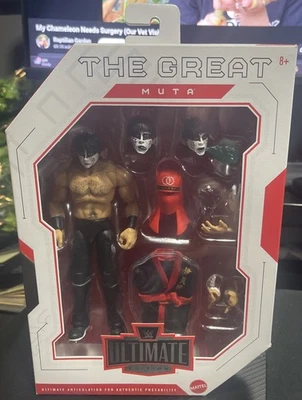 THE GREAT MUTA Chase WWE Ultimate Edition Serie 25 Variante 2024 Blanco y Negro Foto 1 de 4
