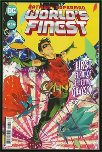 BATMAN SUPERMAN WORLD'S FINEST #6-A (2022) DAN MORA ROBIN CVR 1ST PRINT DC NM - Picture 1 of 5