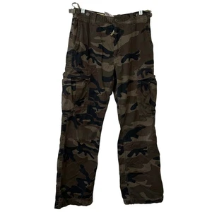 Gap Vintage Herren Größe 36 x 34 Camouflage Baggy Cargohose Y2K Grunge Distressed Utility - Bild 1 von 11