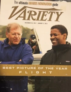 VARIETY Magazine (2013) Ultimate Awards & Nomination Guide; Denzel Washington - Picture 1 of 1