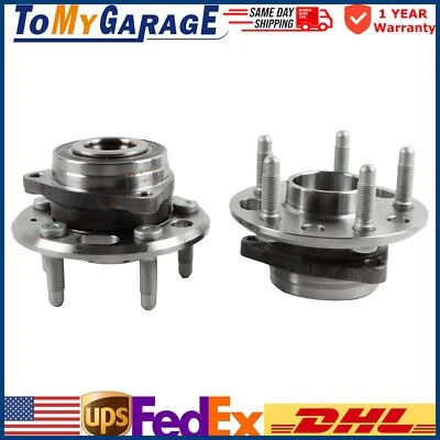 Bujes de cojinete de rueda delanteros o traseros de 2 piezas para Chevy Malibu Equinox Impala GMC Terrain Foto 1 de 4