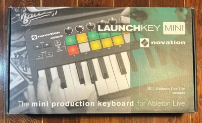 Novation Launchkey Mini MK2 25 Key Midi Keyboard Controller with USB Cable - Image 1 of 3