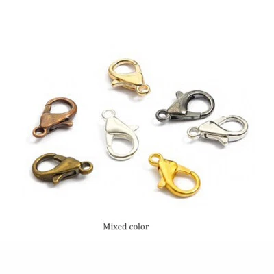 16 mm 14 mm 12 mm o 10 mm plata oro bronce langosta broche garra clip fabricación de joyas Foto 1 de 4