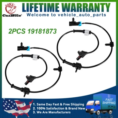 2x ABS Wheel Speed Sensor Front L+R For 1999-07 for GMC Sierra 1500 4.3 4.8 5.3L - Image 1 of 4