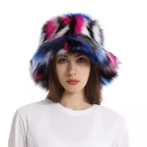 Cappello pelliccia finta morbido donna cappello invernale caldo moda russa sci berretti peluche - Foto 1 di 30