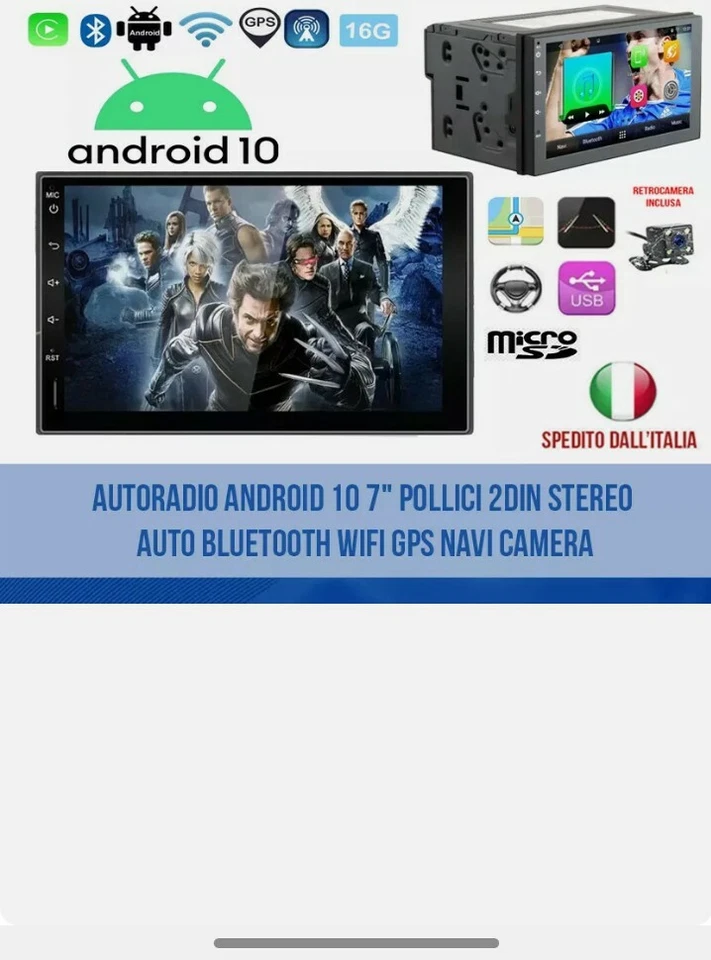 Stereo 2 din android wifi - Immagine 1 di 1