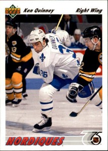 1991-92 Upper Deck Hockey #419 Ken Quinney RC
